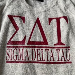 Sigma Delta Tau terry sweatshirt